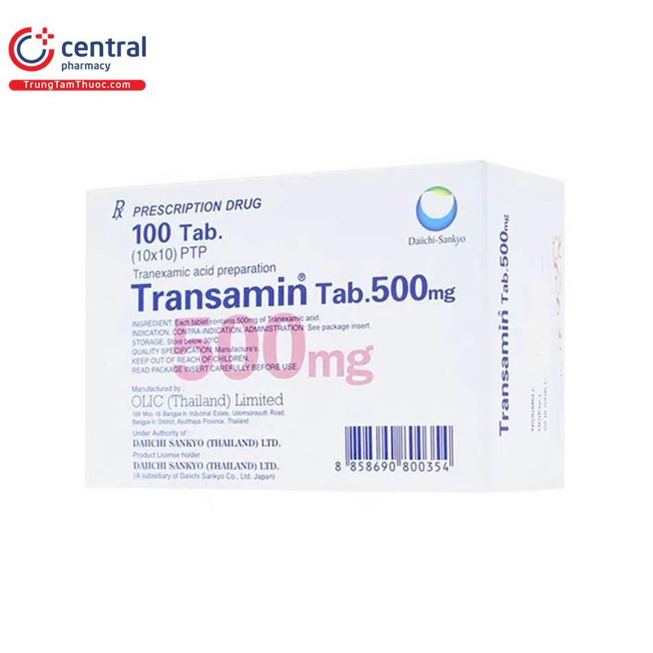 thuoc transamin tab 500mg bs 5 J3050