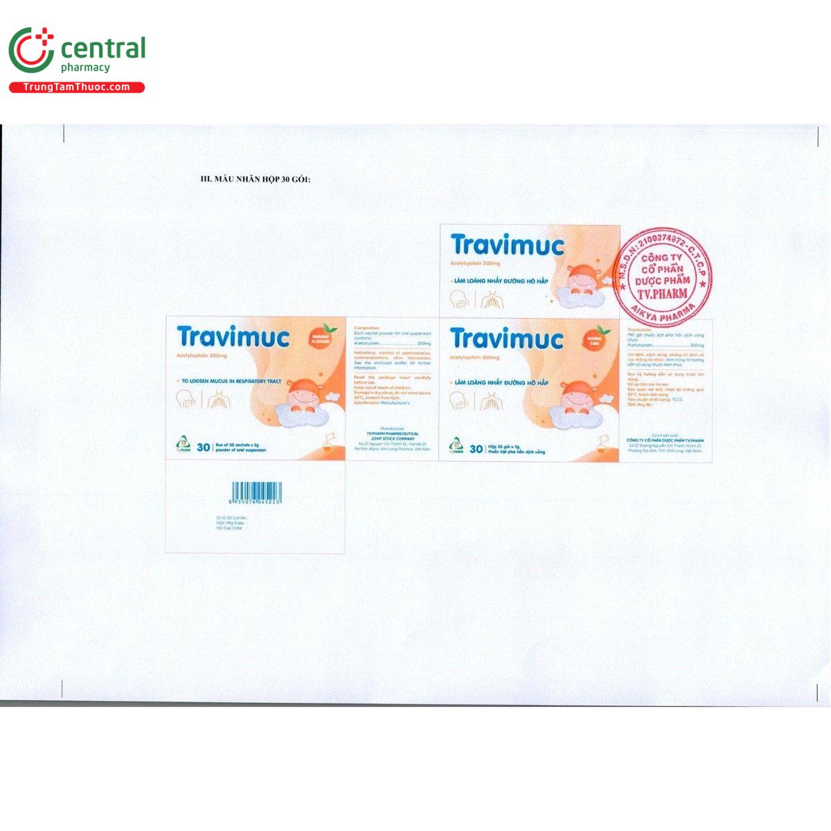 thuoc travimuc 200mg 3 R7000 thuoc travimuc 200mg 3 R7000