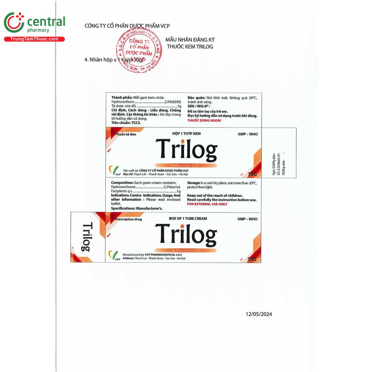 thuoc trilog 25 5 G2730 thuoc trilog 25 5 G2730