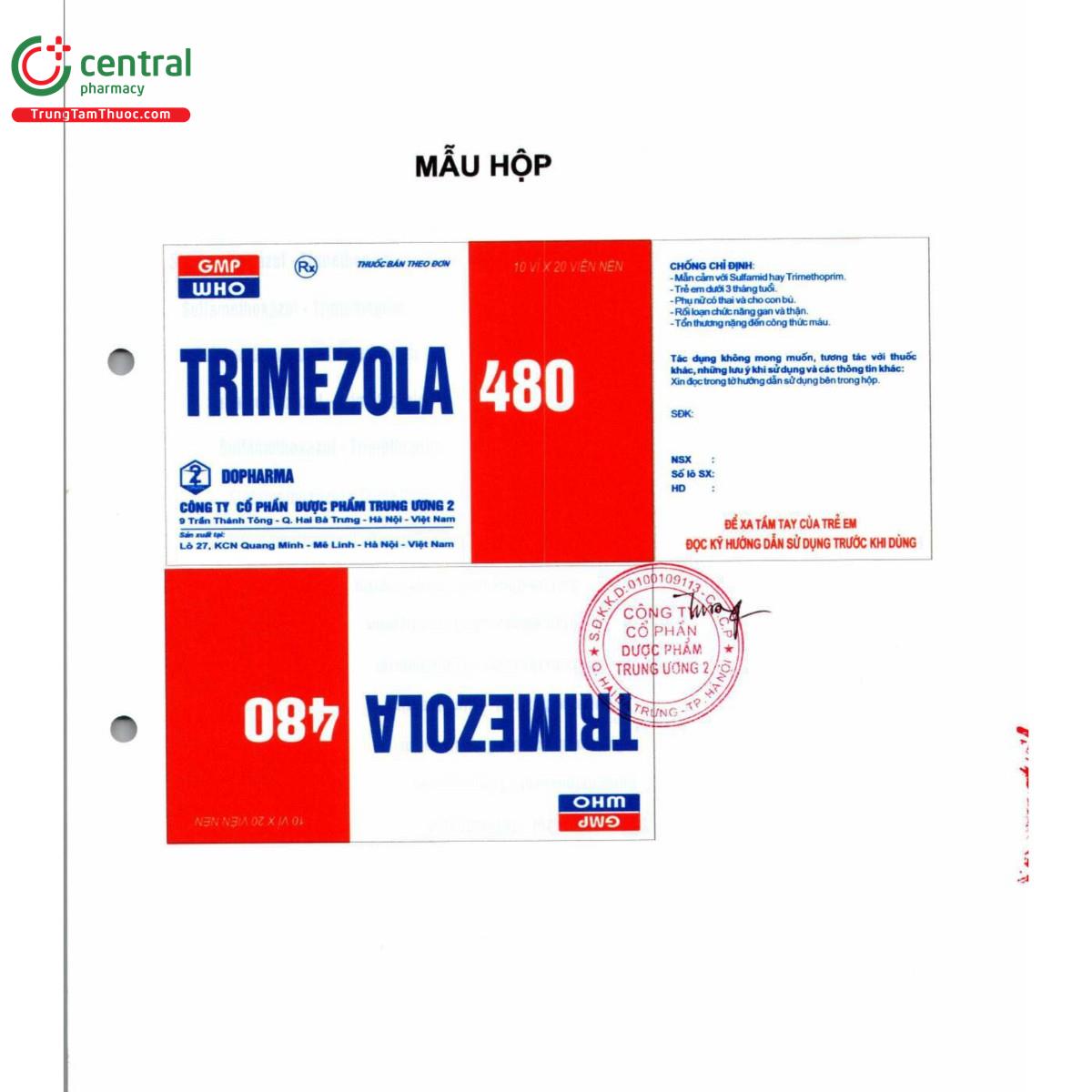 thuoc trimezola 400mg 80mg 5 J3744 thuoc trimezola 400mg 80mg 5 J3744