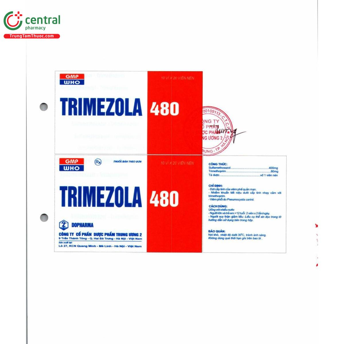 thuoc trimezola 400mg 80mg 6 C1117 thuoc trimezola 400mg 80mg 6 C1117