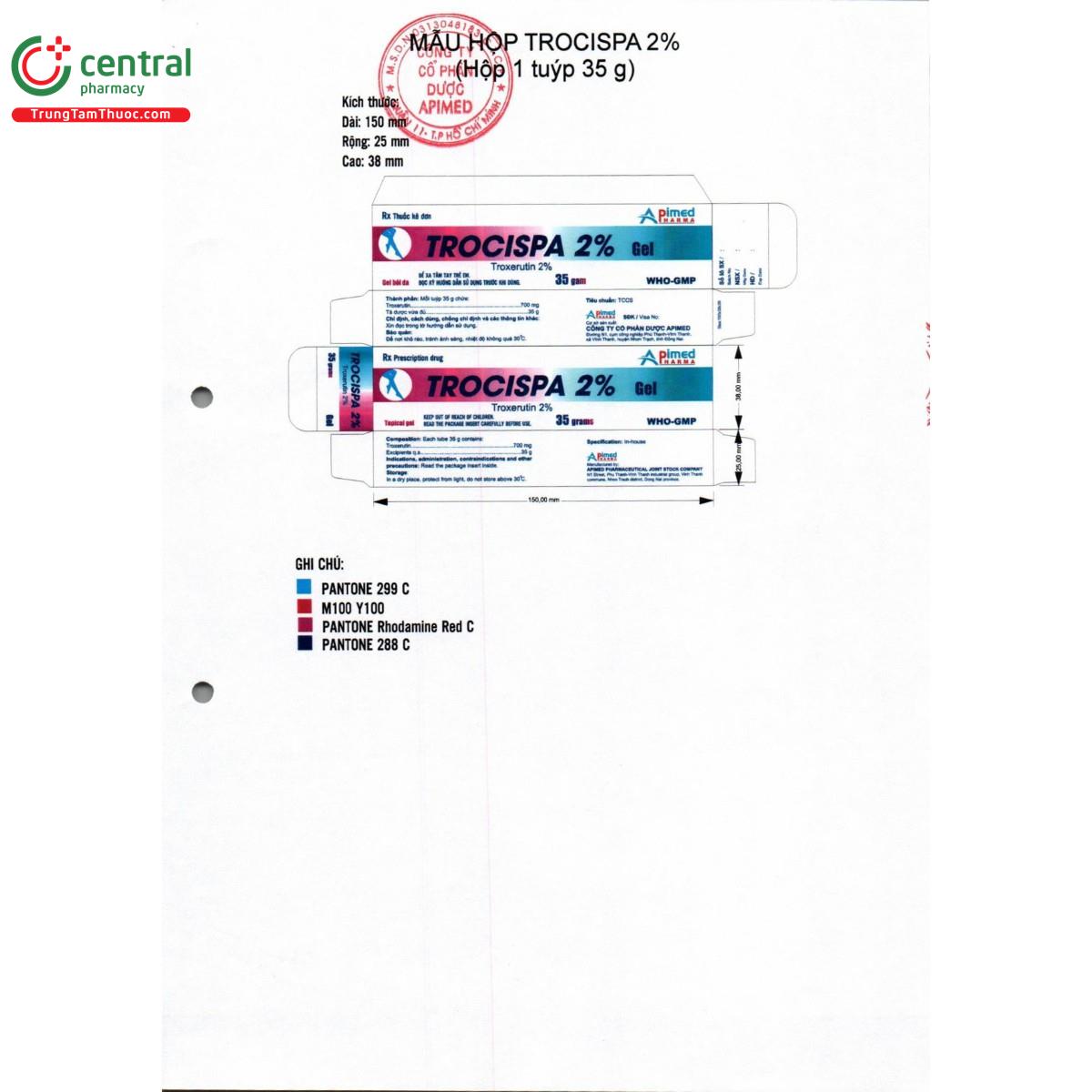 thuoc trocispa 2 gel 10 K4403 thuoc trocispa 2 gel 10 K4403