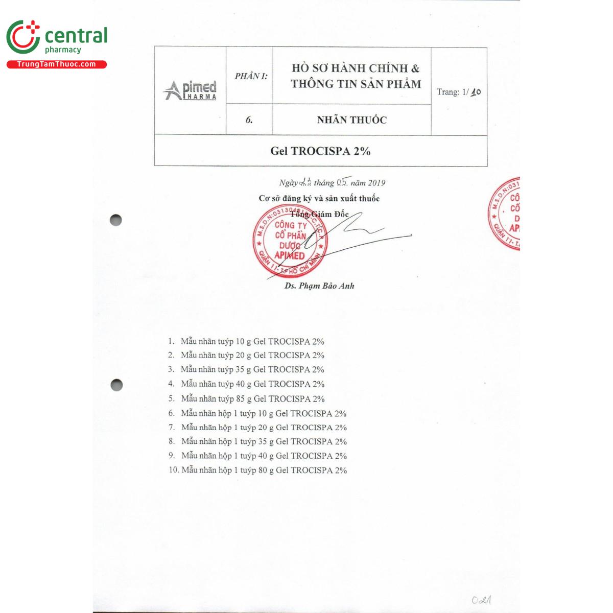 thuoc trocispa 2 gel 2 F2164 thuoc trocispa 2 gel 2 F2164