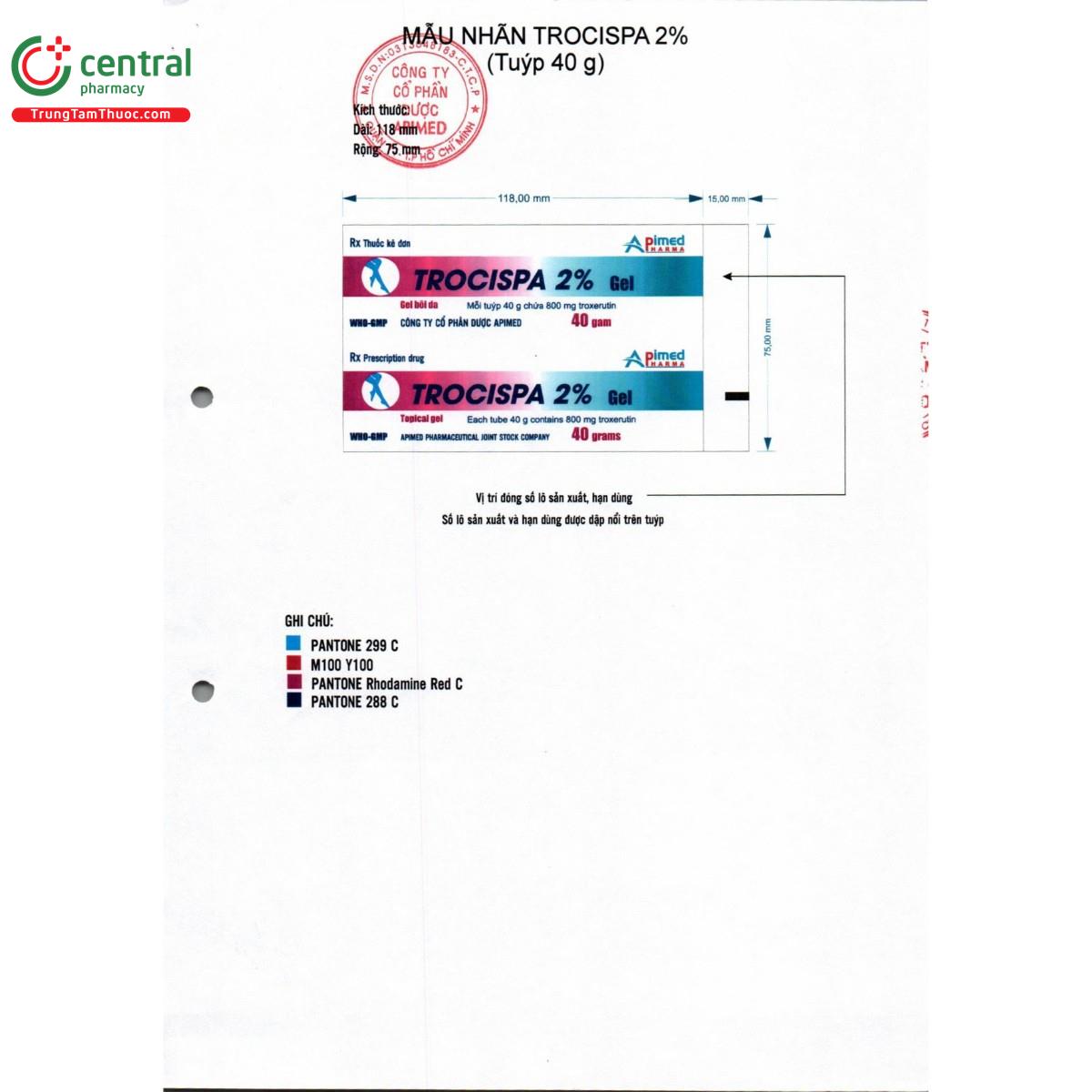 thuoc trocispa 2 gel 6 K4712 thuoc trocispa 2 gel 6 K4712