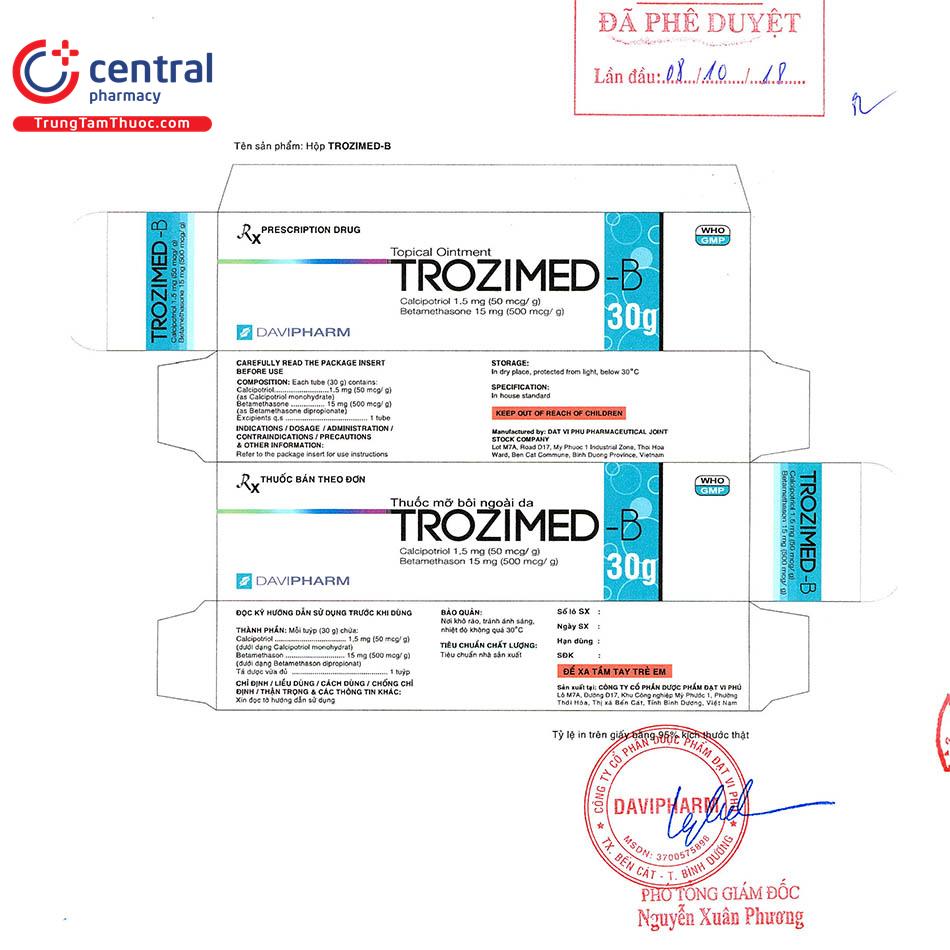 thuoc trozimed b 6 K4266