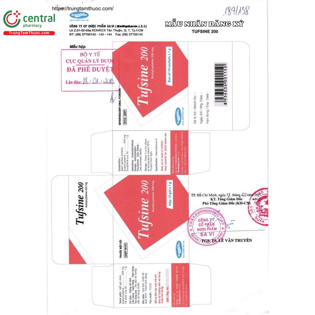 thuoc tufsine 200mg 2 D1670 thuoc tufsine 200mg 2 D1670