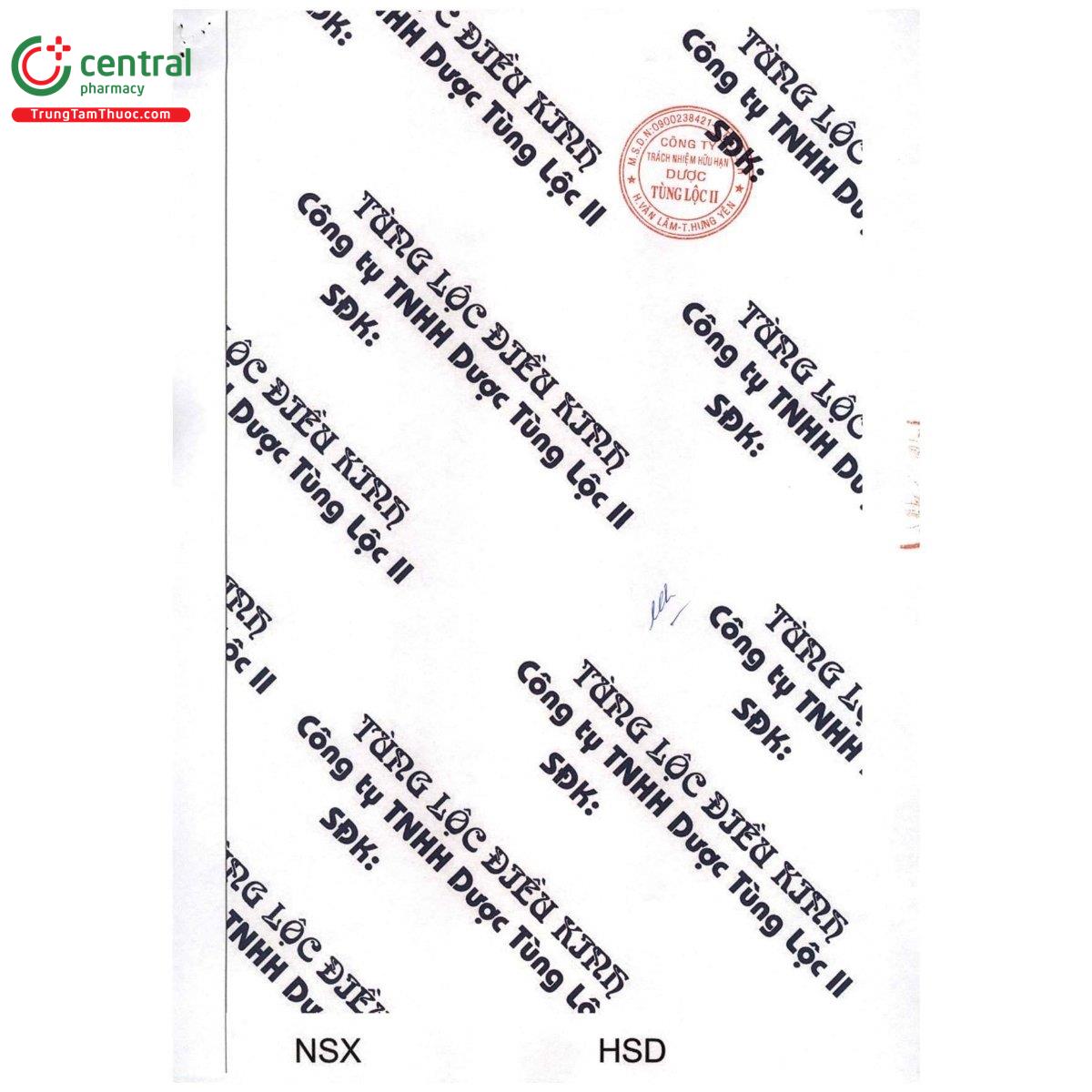thuoc tung loc dieu kinh 7 P6551 thuoc tung loc dieu kinh 7 P6551