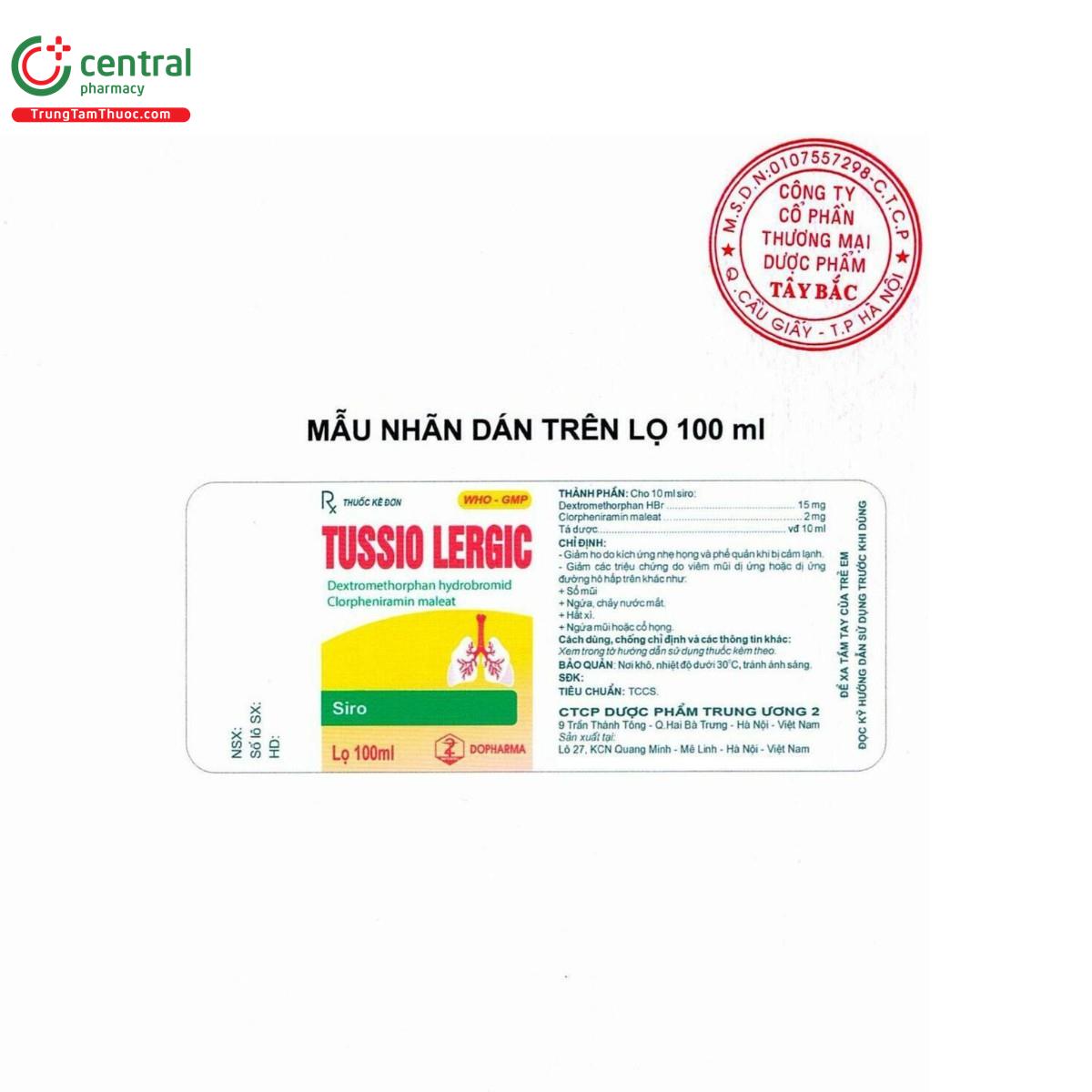 thuoc tussio lergic 2 M4050