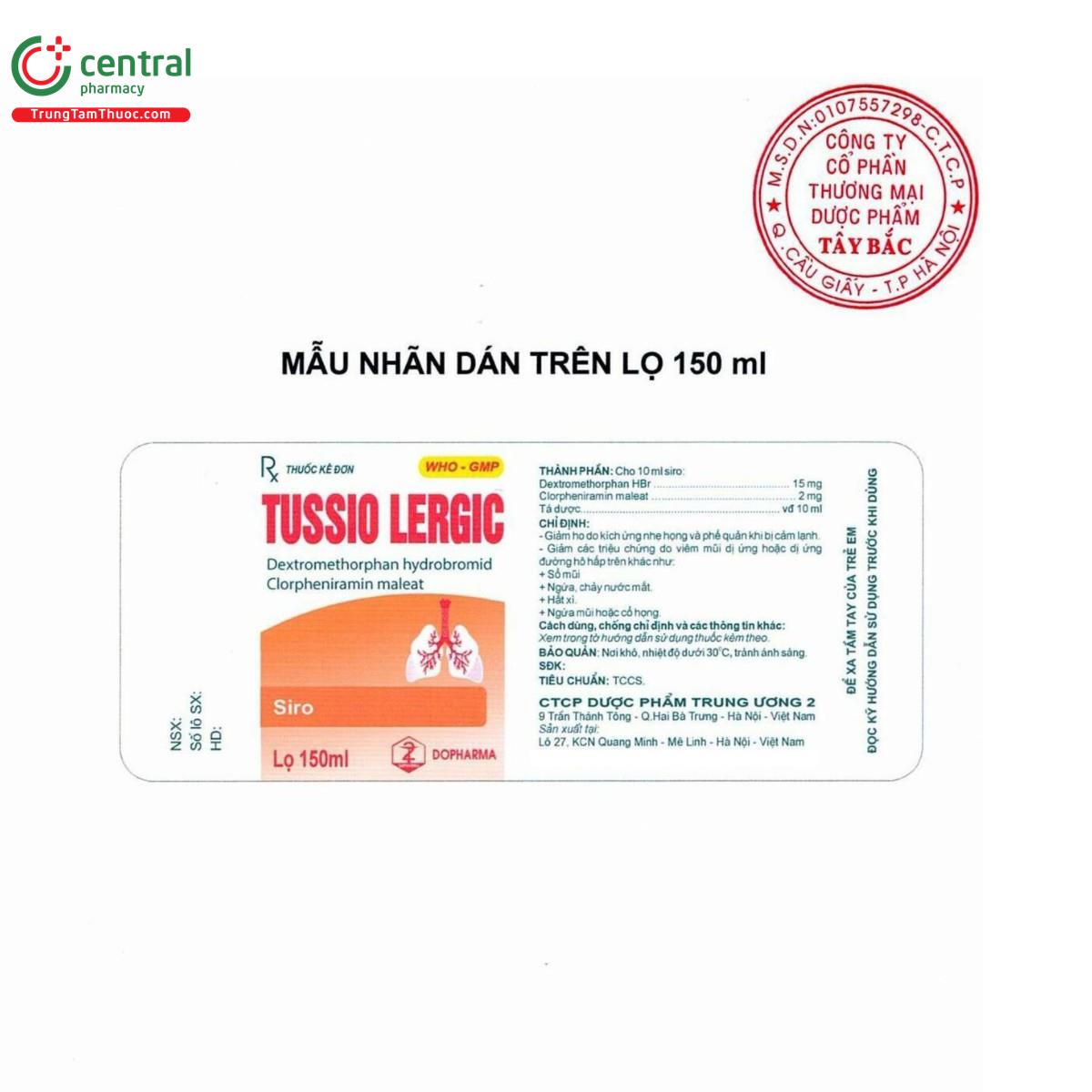 thuoc tussio lergic 4 C0234