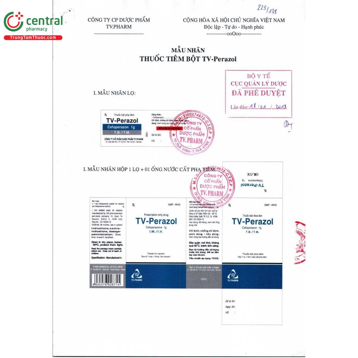 thuoc tv perazol 1g 3 P6328 thuoc tv perazol 1g 3 P6328