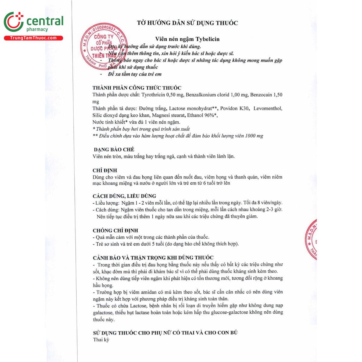 thuoc tybelicin 4 P6583 thuoc tybelicin 4 P6583