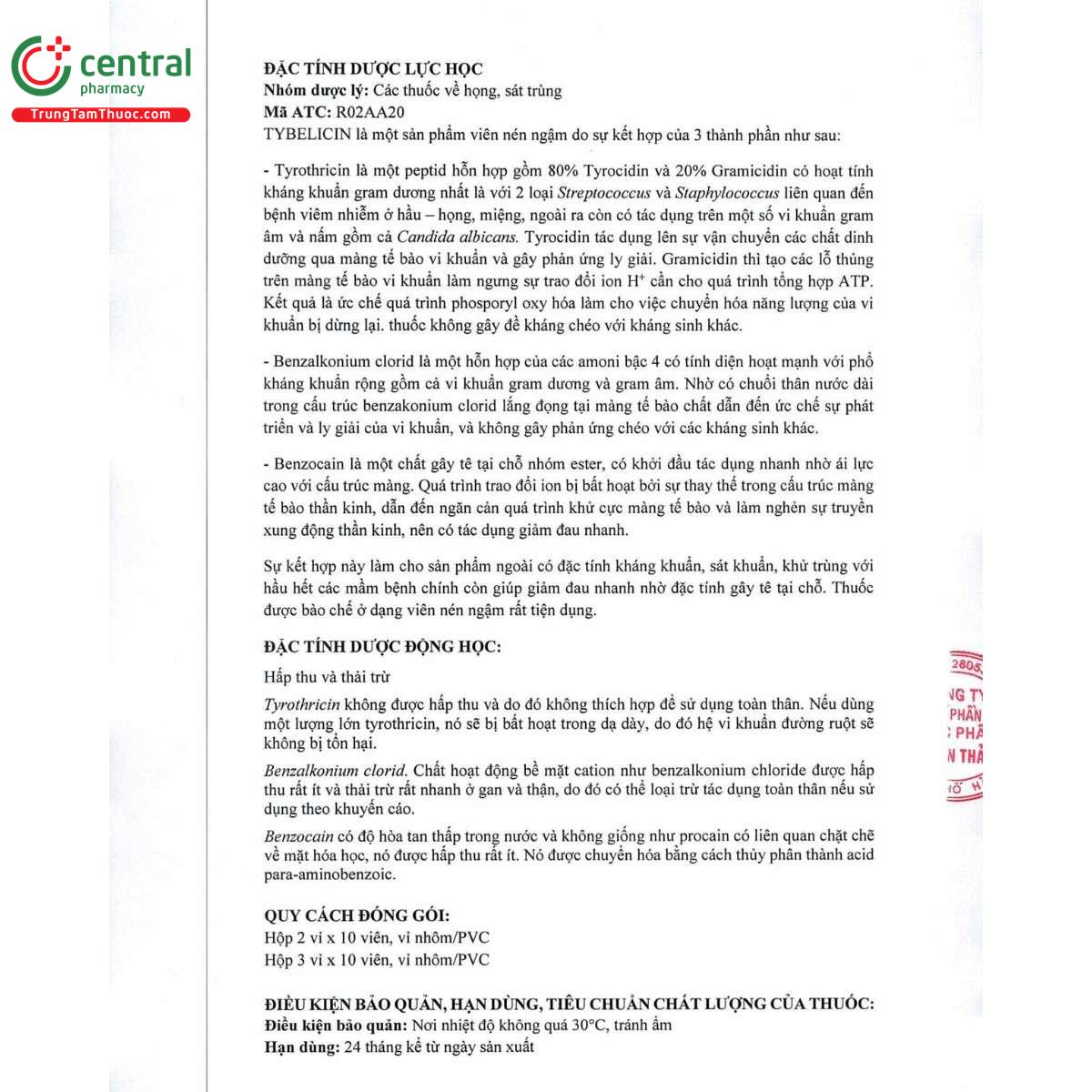 thuoc tybelicin 6 A0205 thuoc tybelicin 6 A0205