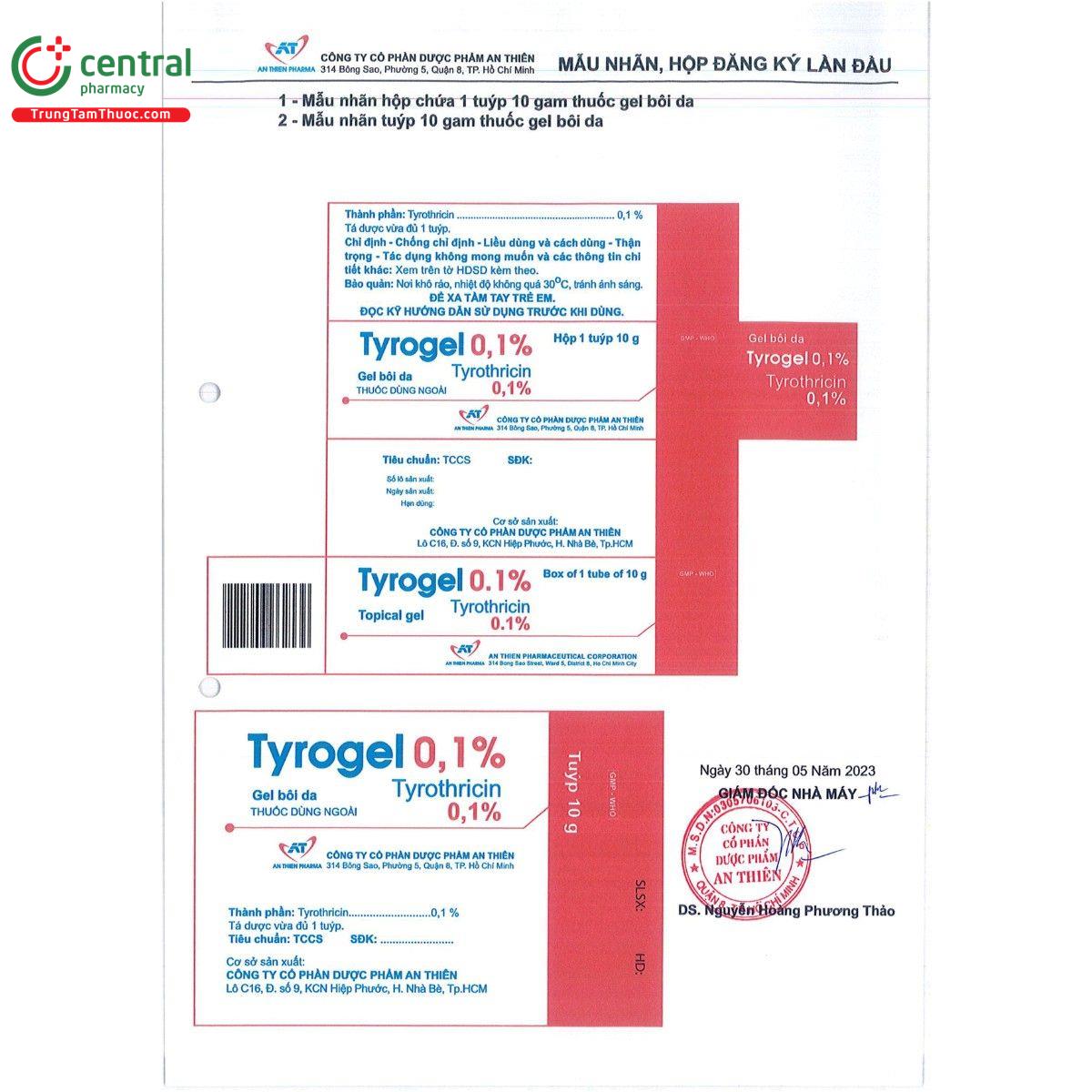 thuoc tyrogel 01 3 D1254 thuoc tyrogel 01 3 D1254