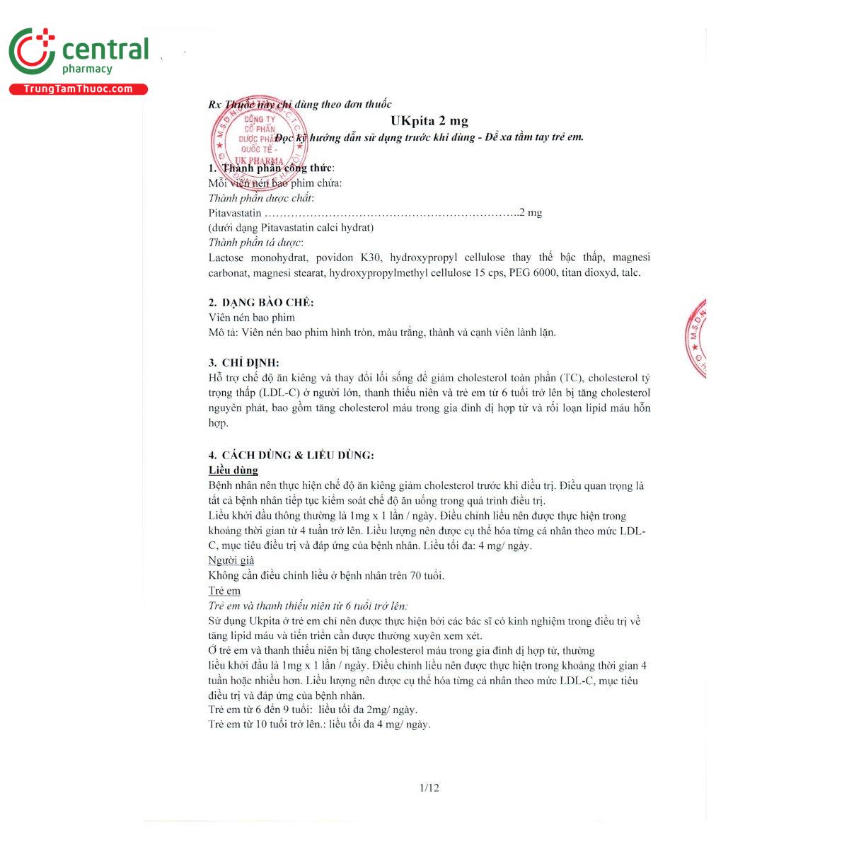 thuoc ukpita 2mg 3 B0401 thuoc ukpita 2mg 3 B0401