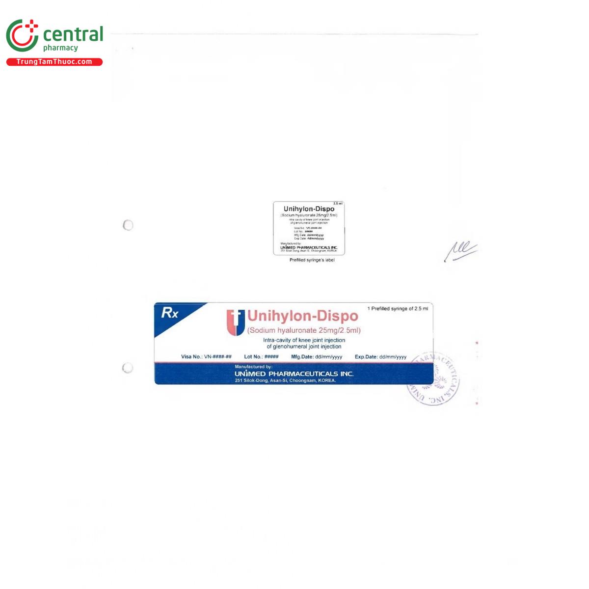 thuoc unihylon dispo 4 K4314 thuoc unihylon dispo 4 K4314