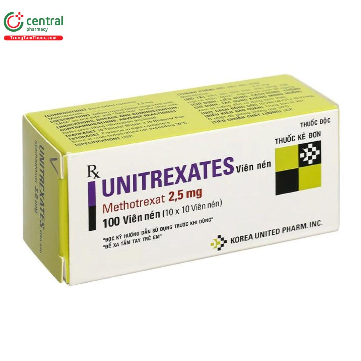 thuoc unitrexates vien nen 3 B0737 thuoc unitrexates vien nen 3 B0737