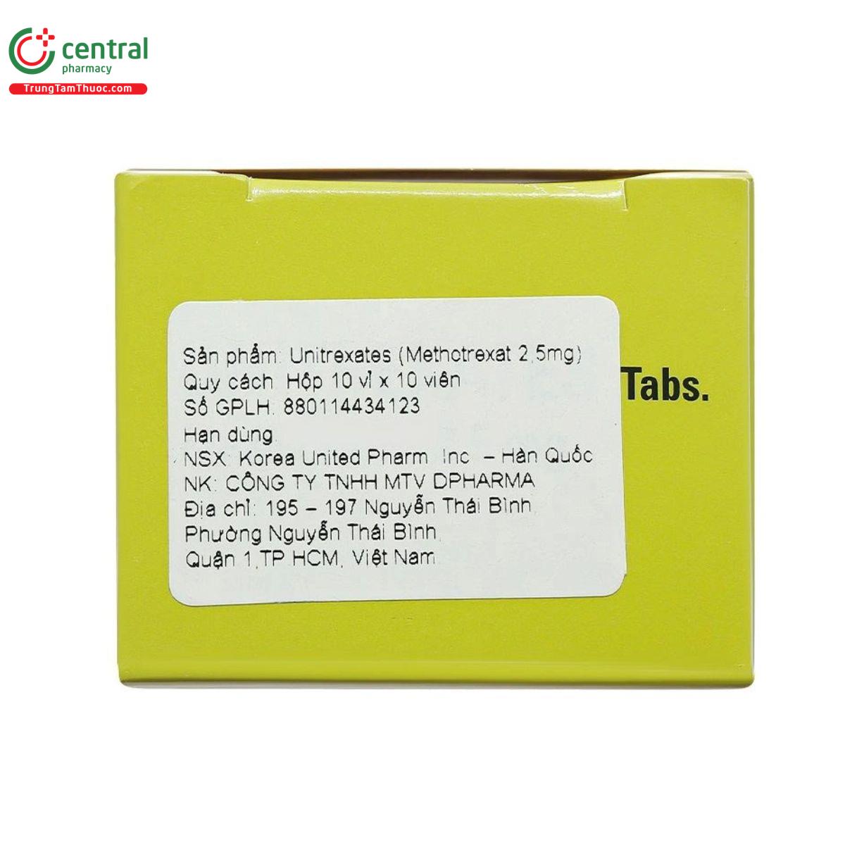 thuoc unitrexates vien nen 4 Q6100 thuoc unitrexates vien nen 4 Q6100