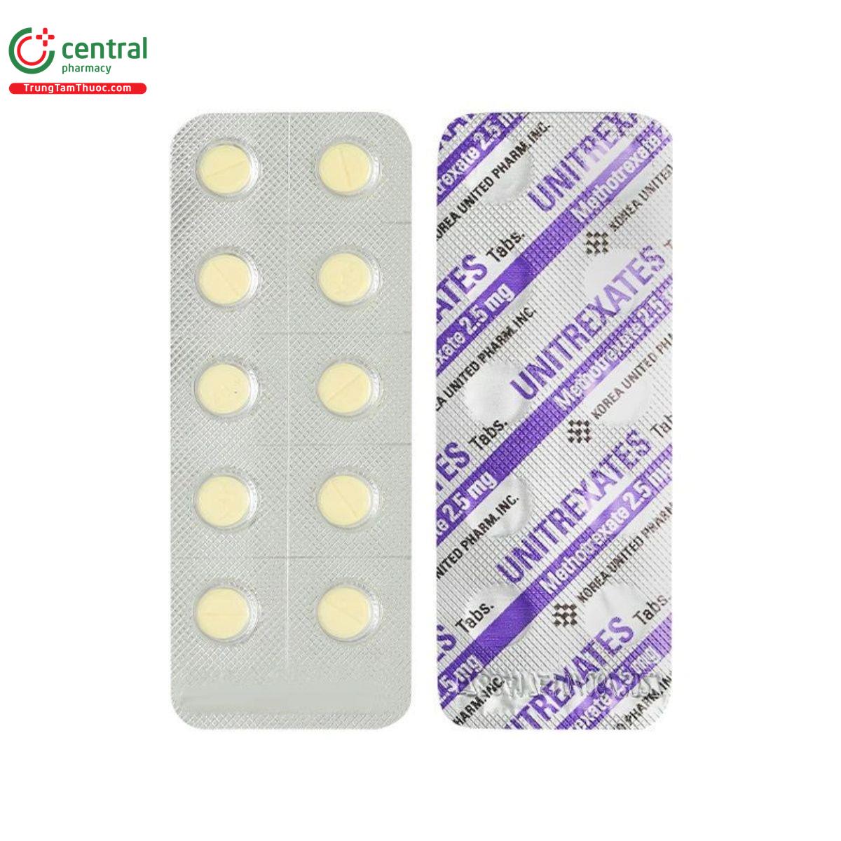 thuoc unitrexates vien nen 6 D1726 thuoc unitrexates vien nen 6 D1726