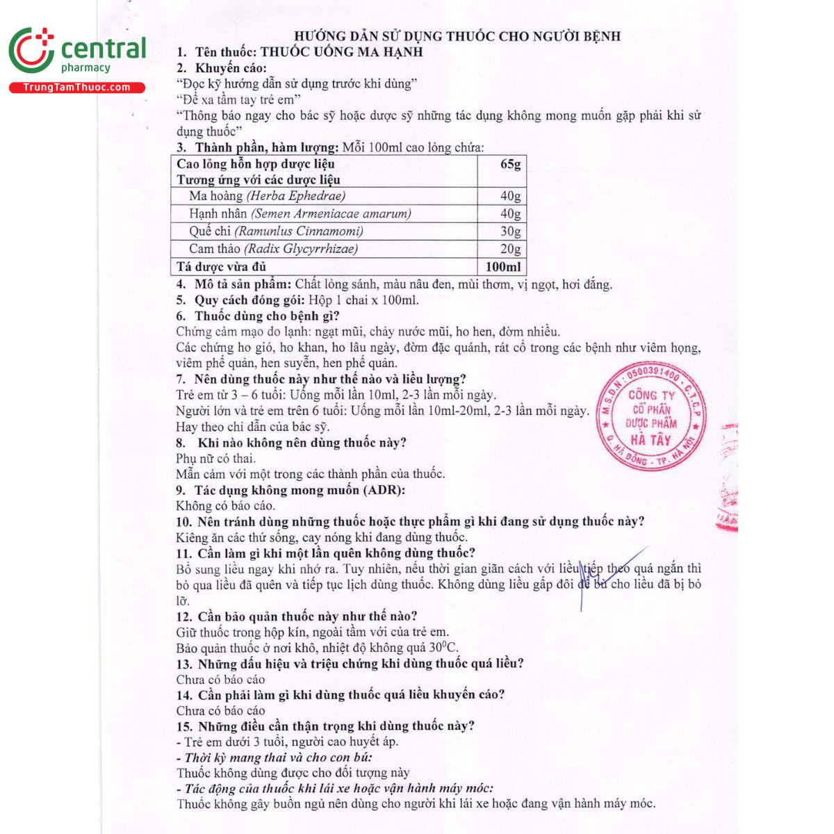 thuoc uong ma hanh 4 M5471 thuoc uong ma hanh 4 M5471