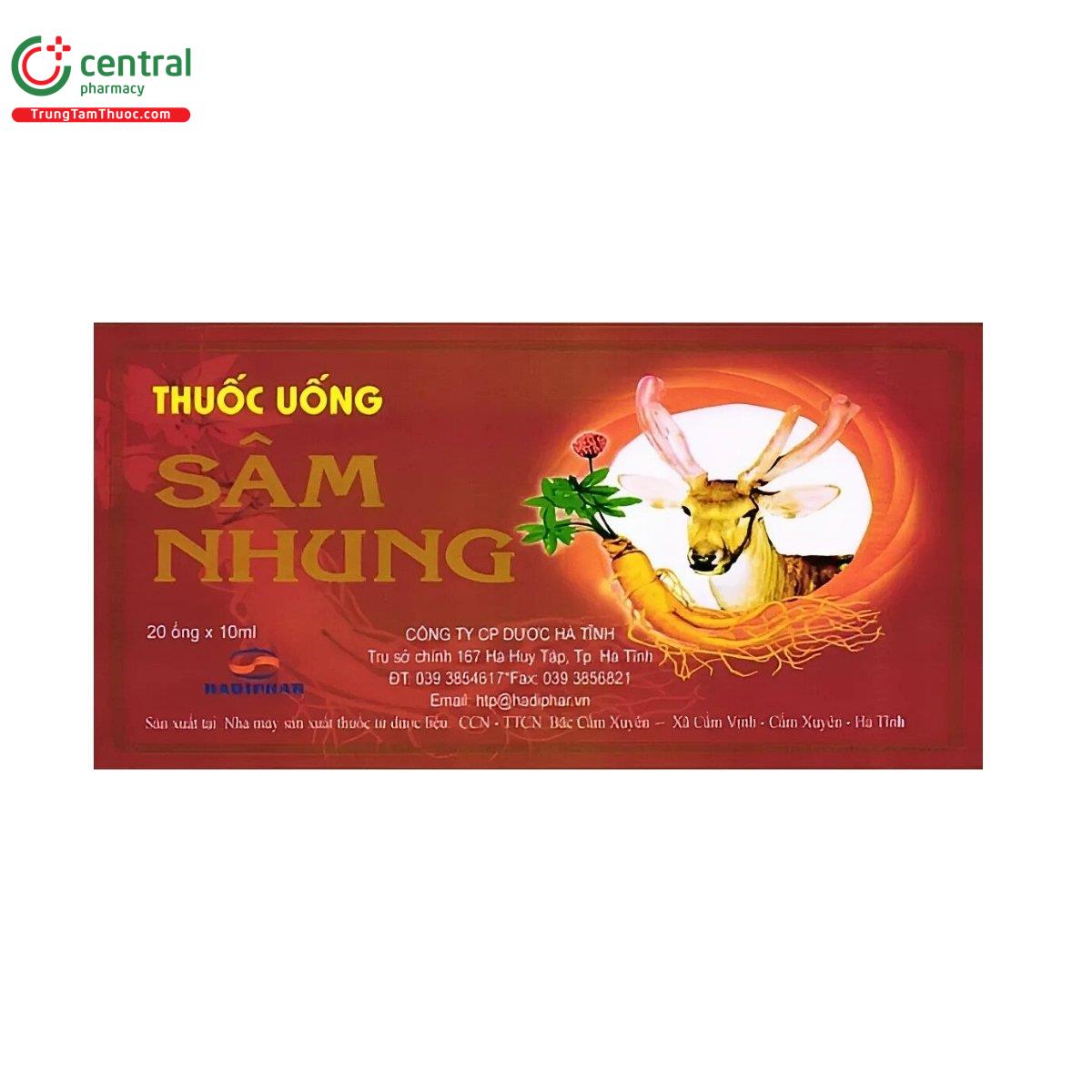 thuoc uong sam nhung hadiphar 1 J3638 thuoc uong sam nhung hadiphar 1 J3638