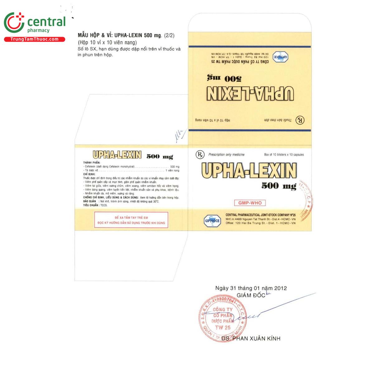 thuoc upha lexin 500mg 3 M4310 thuoc upha lexin 500mg 3 M4310