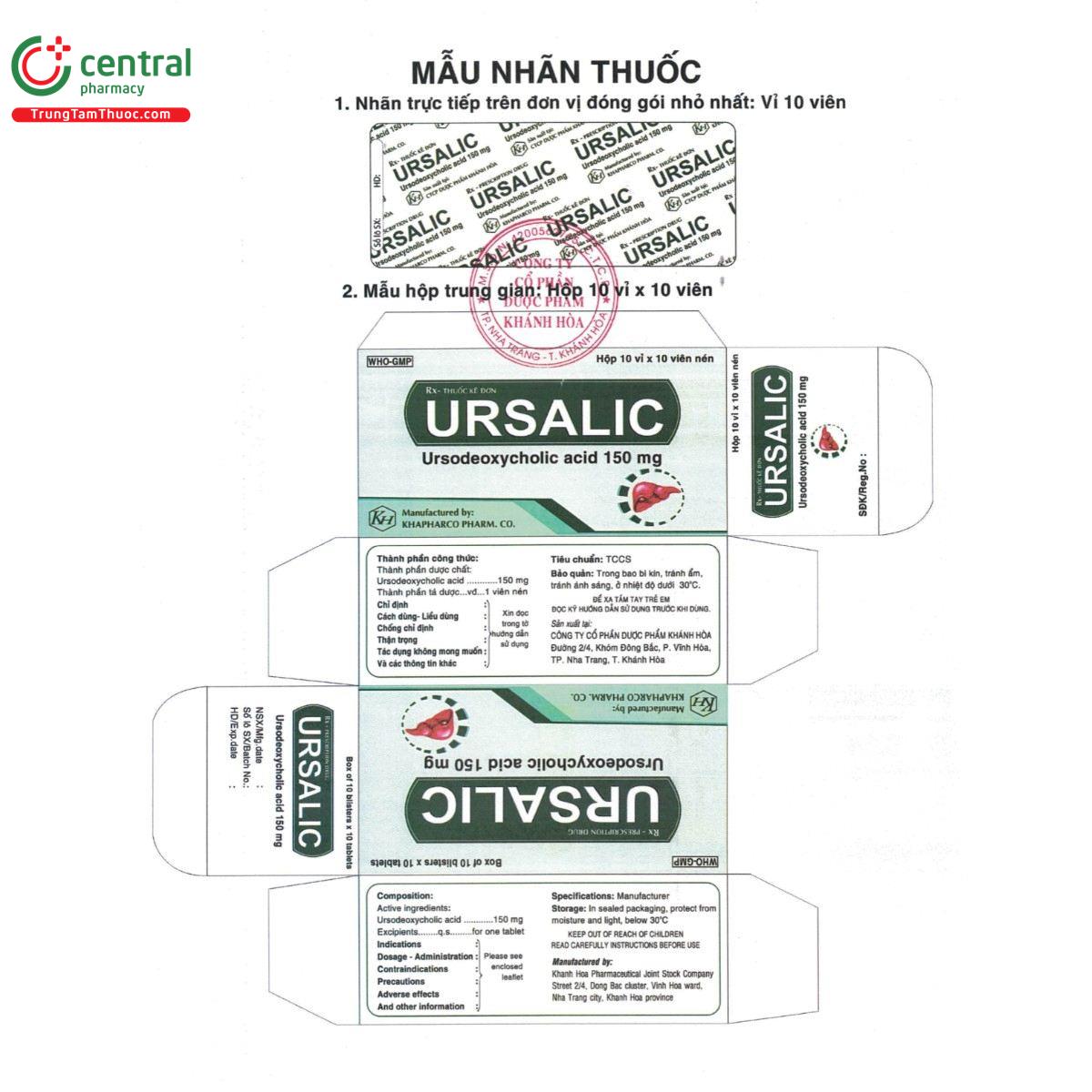 thuoc ursalic 150mg 2 V8374 thuoc ursalic 150mg 2 V8374