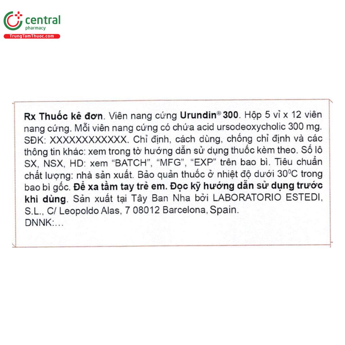 thuoc urundin 300 3 E1364 thuoc urundin 300 3 E1364