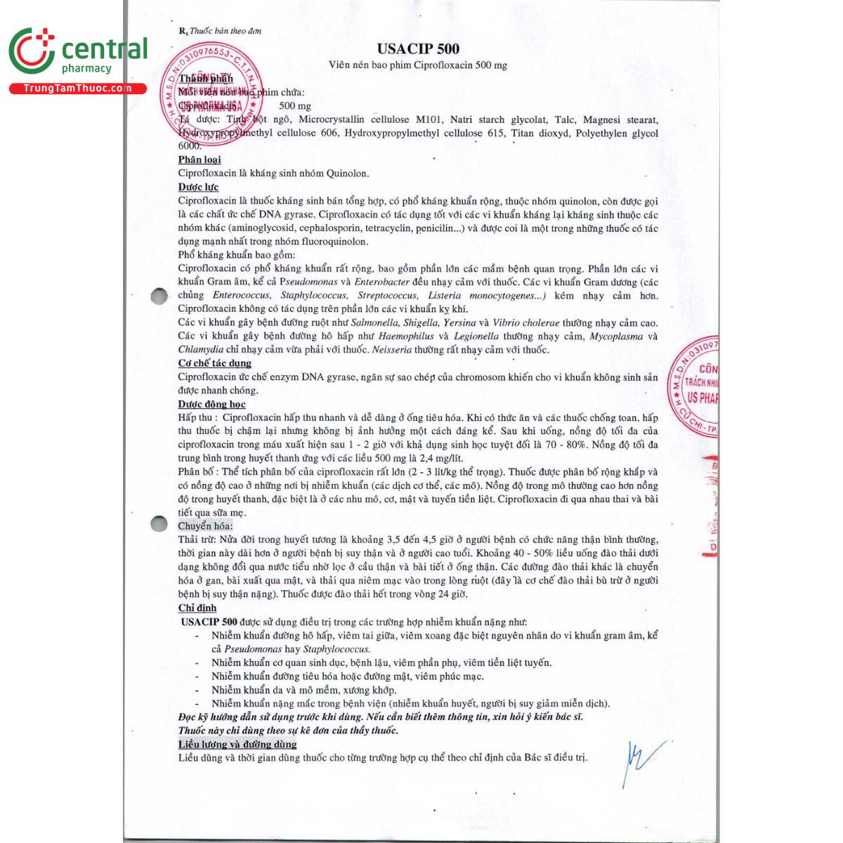 thuoc usacip 500 7 L4662 thuoc usacip 500 7 L4662