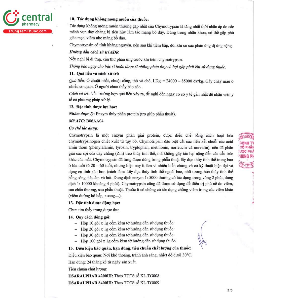 thuoc usaralphar 4200 ui 8 I3317 thuoc usaralphar 4200 ui 8 I3317
