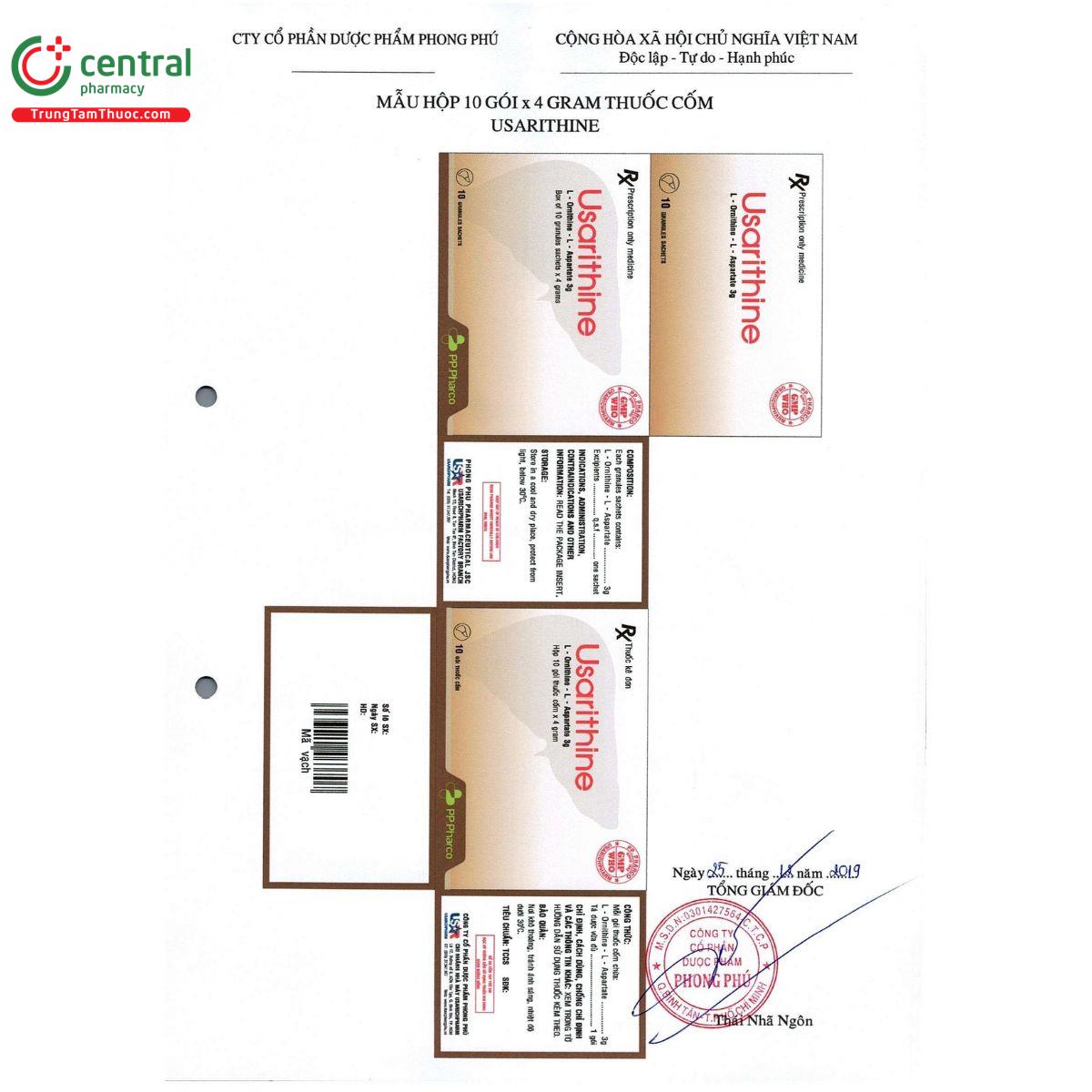 thuoc usarithine 3 N5331