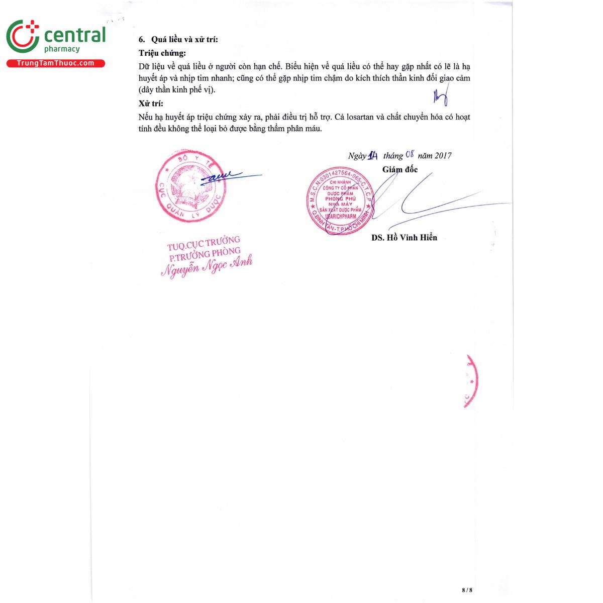 thuoc usarlosartan 50mg 10 H3660