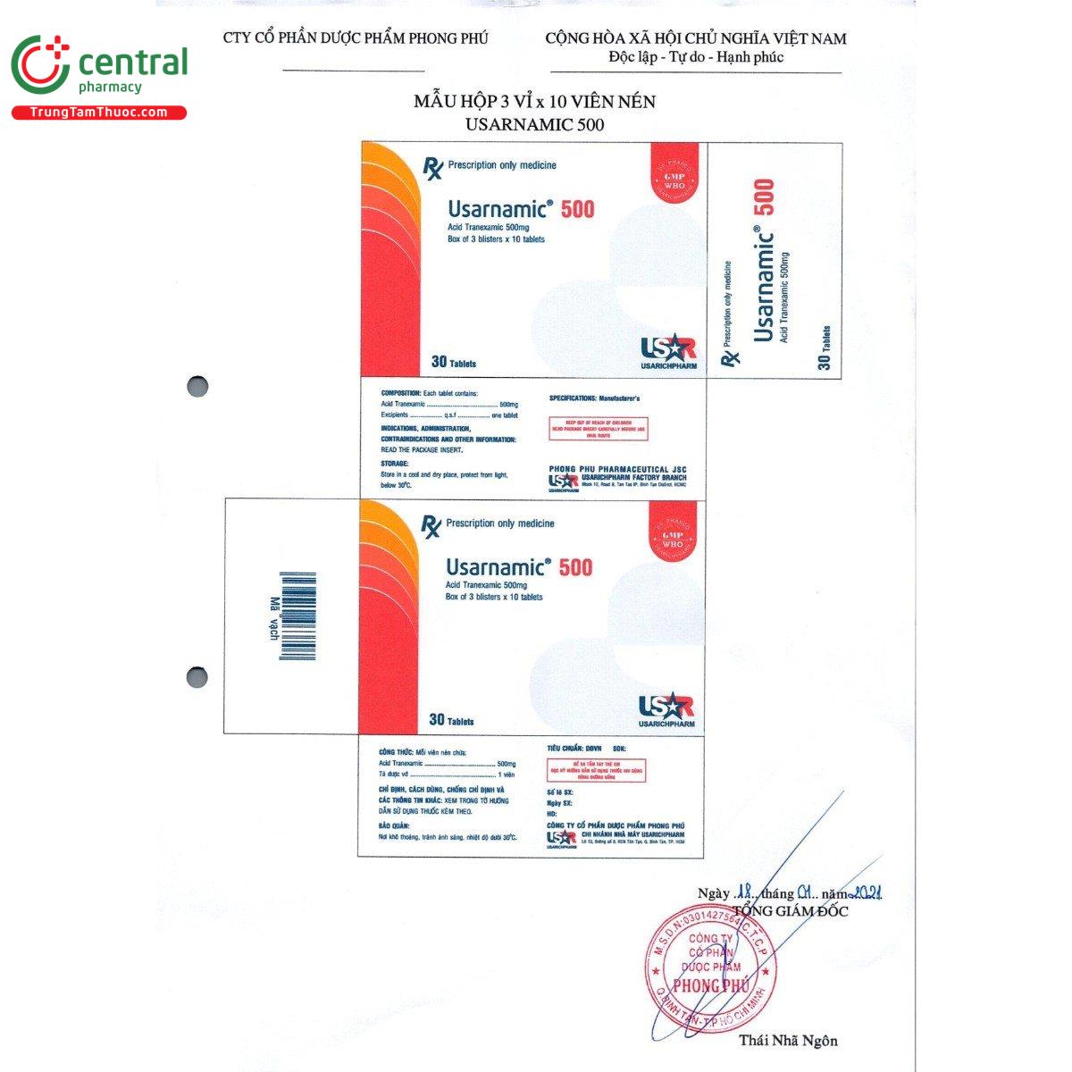 thuoc usarnamic 500mg 2 R7407 thuoc usarnamic 500mg 2 R7407