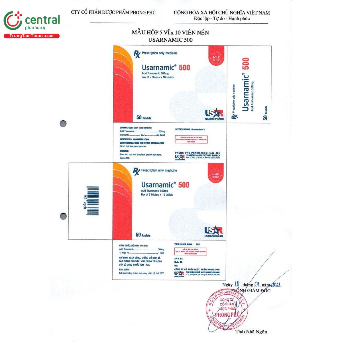 thuoc usarnamic 500mg 3 F2782 thuoc usarnamic 500mg 3 F2782