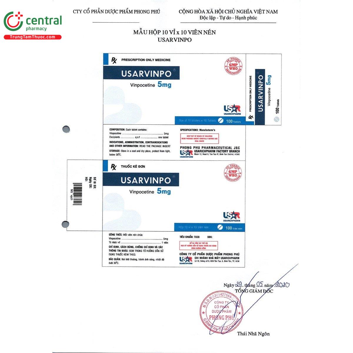 thuoc usarvinpo 5mg 4 G2748