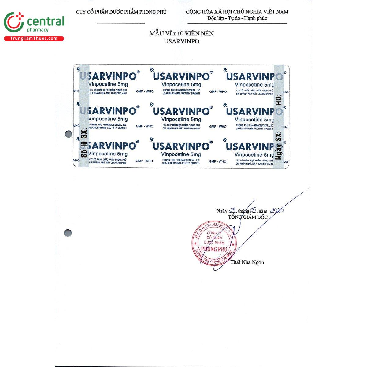 thuoc usarvinpo 5mg 5 A0111