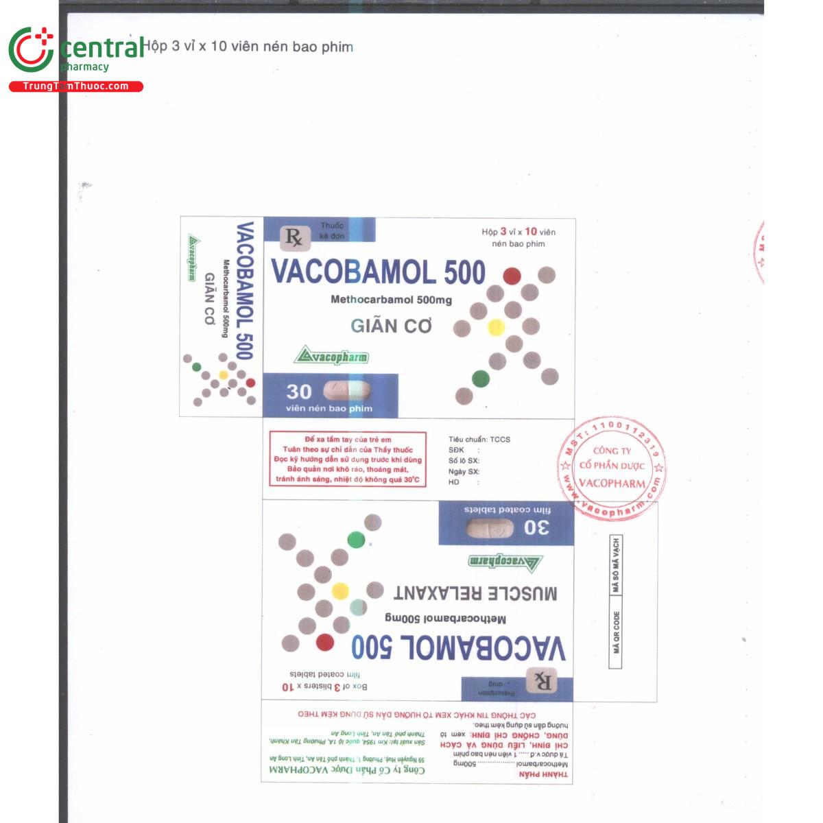 thuoc vacobamol 500mg 5 H2620 thuoc vacobamol 500mg 5 H2620