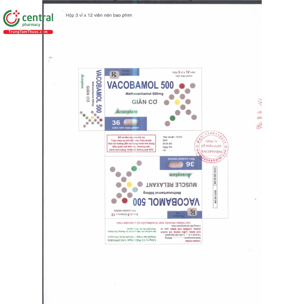 thuoc vacobamol 500mg 9 Q6433 thuoc vacobamol 500mg 9 Q6433