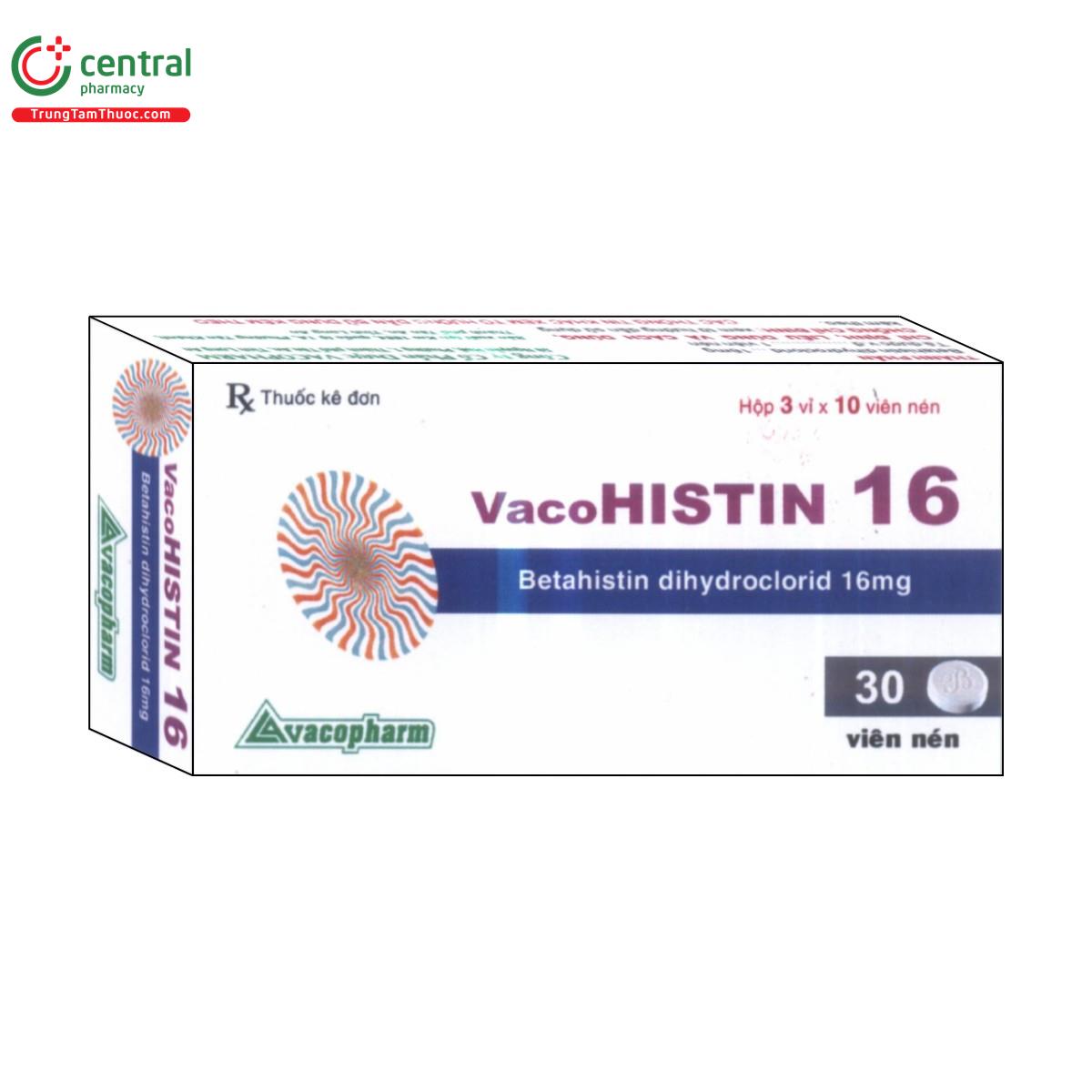 thuoc vacohistin 16mg R7106 thuoc vacohistin 16mg R7106