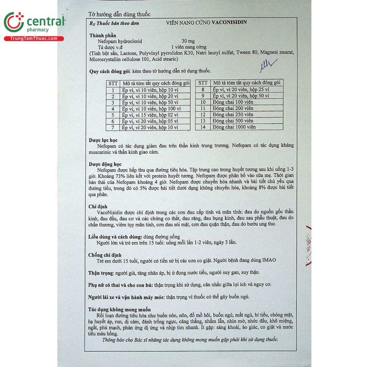 thuoc vaconisidin 30mg 4 G2640 thuoc vaconisidin 30mg 4 G2640