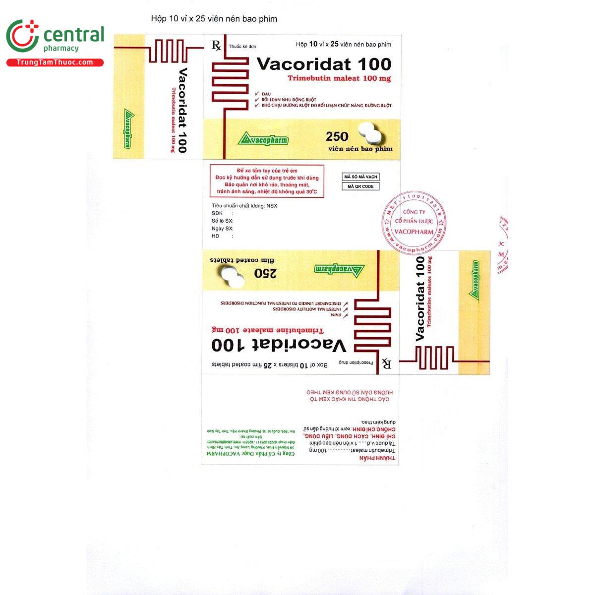 thuoc vacoridat 100mg 12 T8582 thuoc vacoridat 100mg 12 T8582