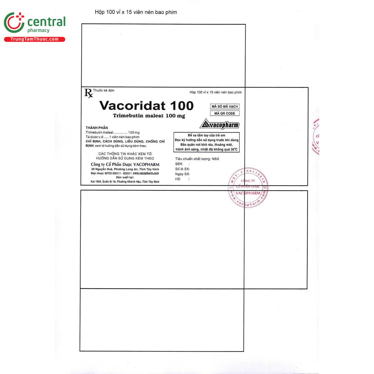 thuoc vacoridat 100mg 8 C0536 thuoc vacoridat 100mg 8 C0536