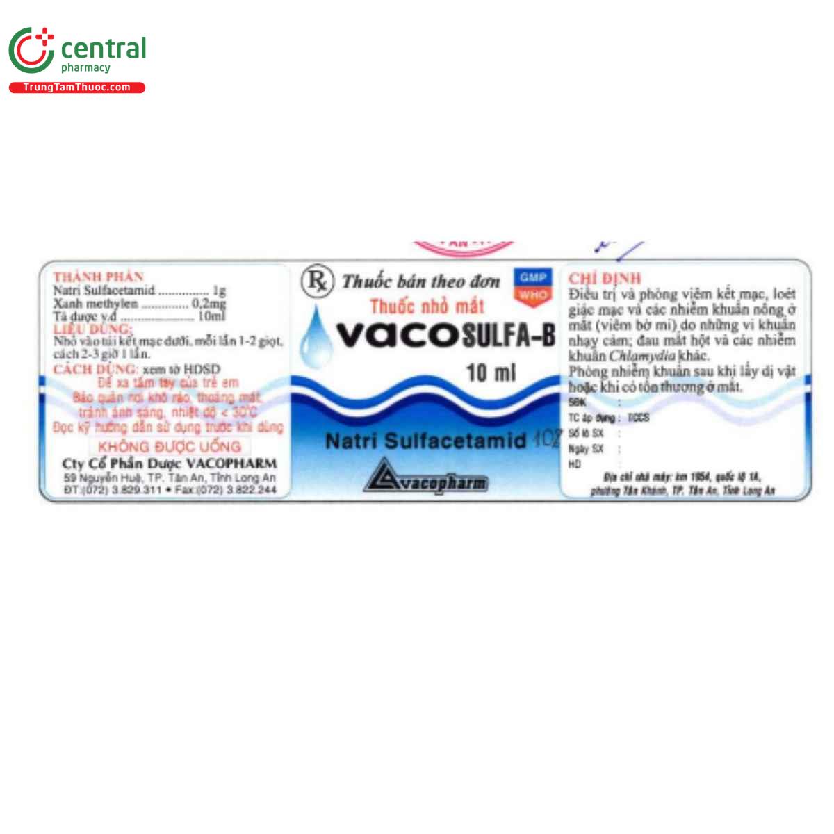 thuoc vacosulfa b 3 M5541 thuoc vacosulfa b 3 M5541