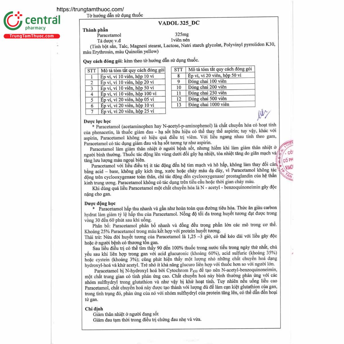 thuoc vadol 325 dc 4 R7328 thuoc vadol 325 dc 4 R7328