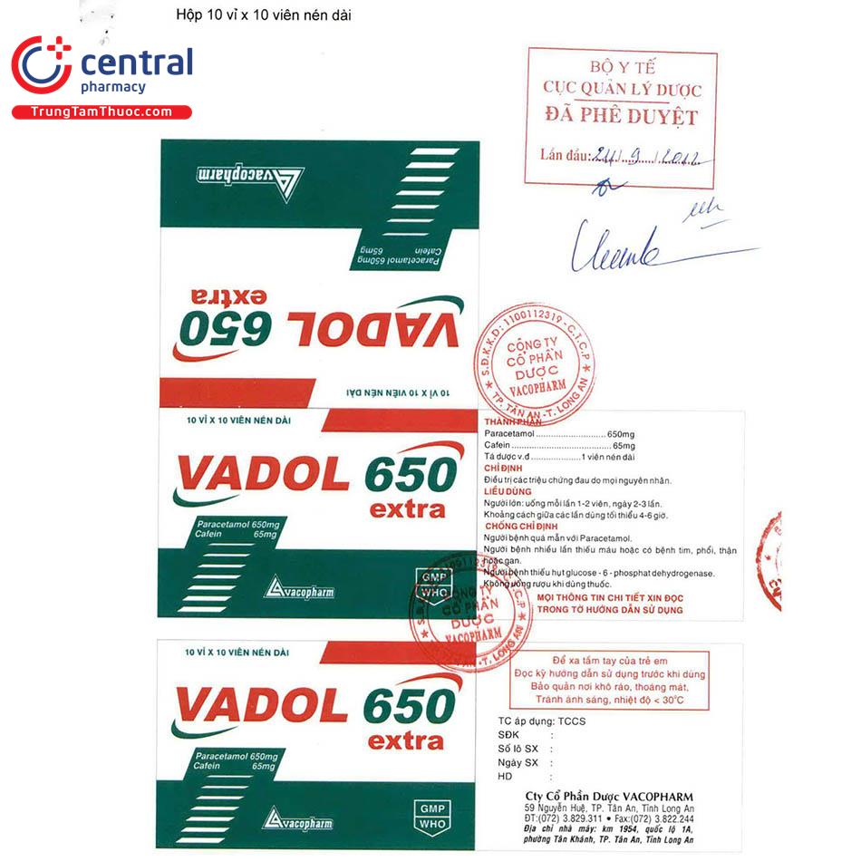 thuoc vadol 650 extra 8 S7457