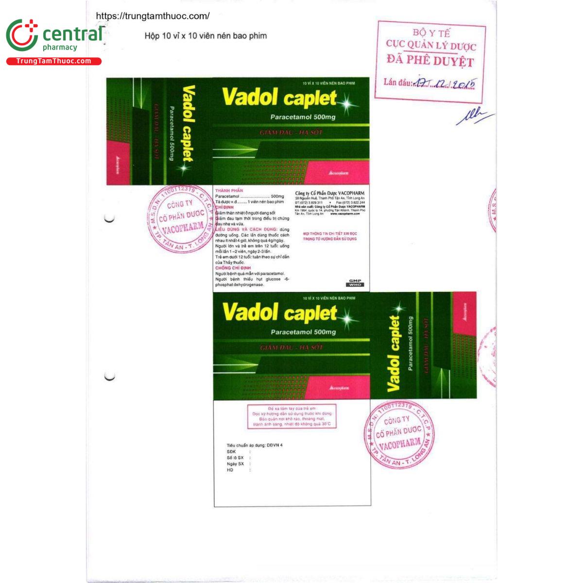 thuoc vadol caplet 500mg 2 G2154 thuoc vadol caplet 500mg 2 G2154