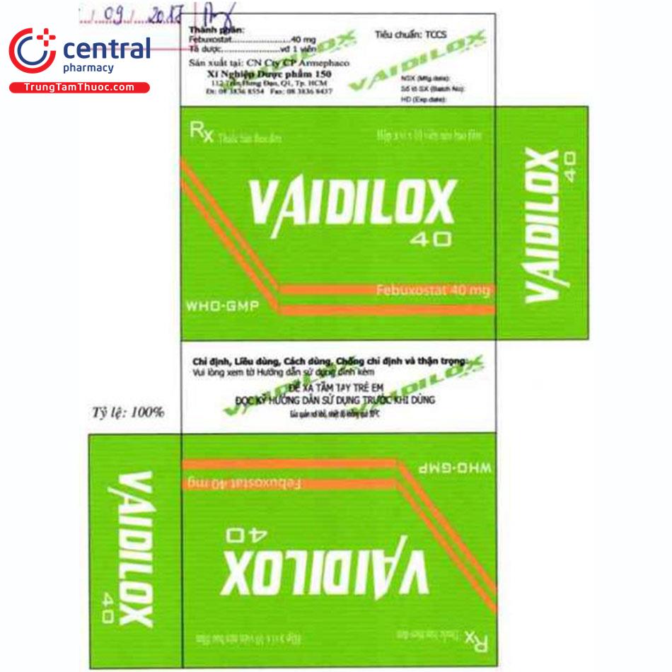 thuoc vaidilox 40 mg 10 V8017