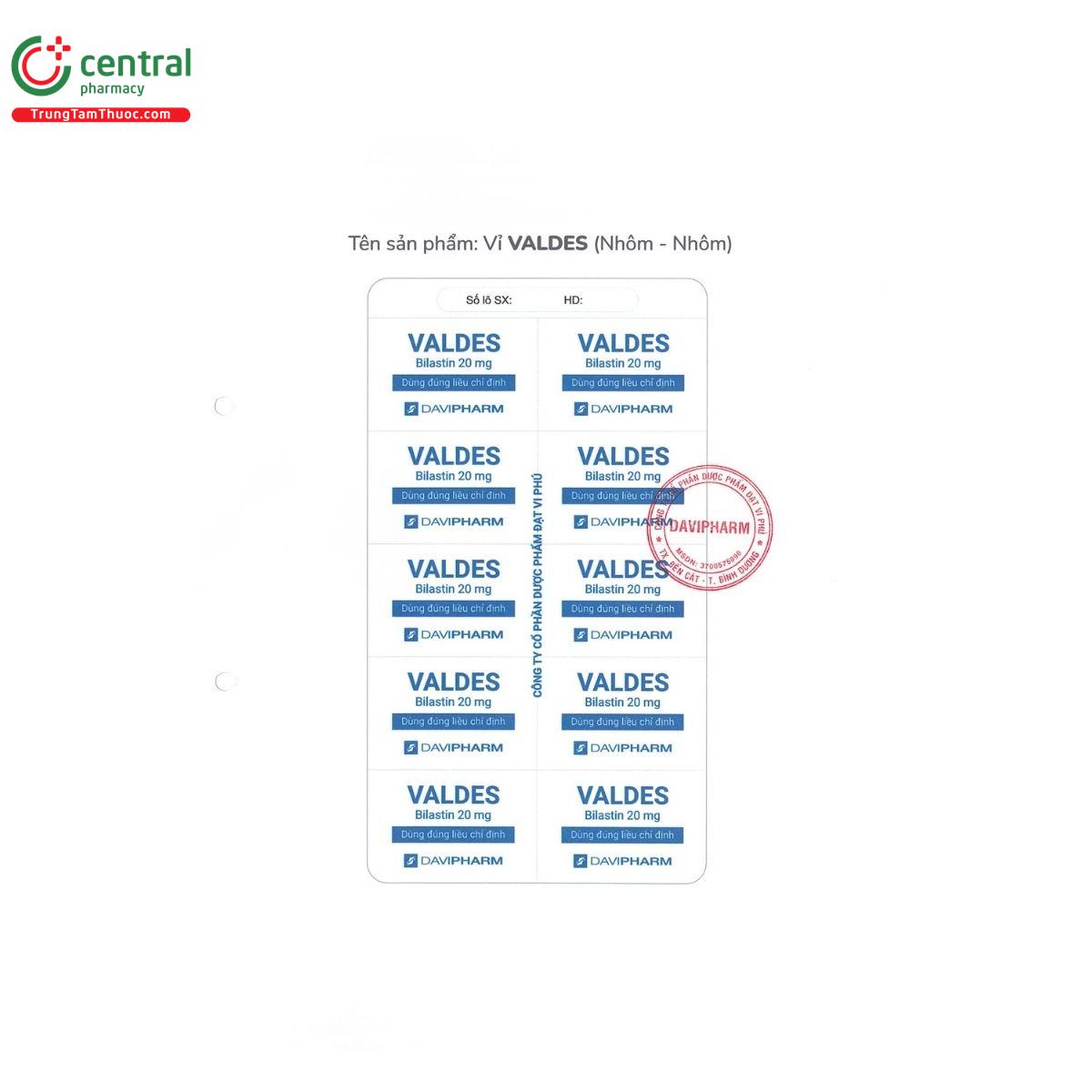 thuoc valdes 20mg 3 L4277
