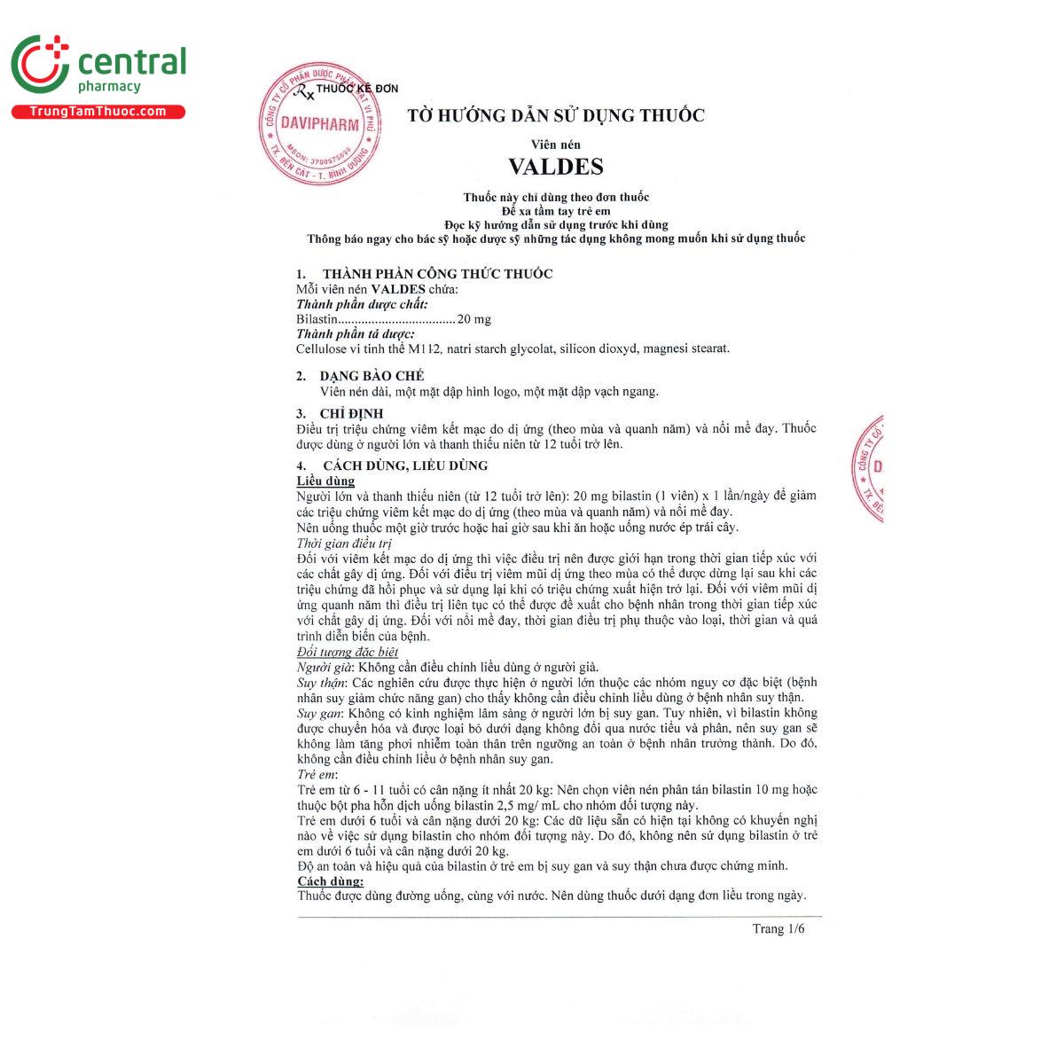 thuoc valdes 20mg 4 F2540