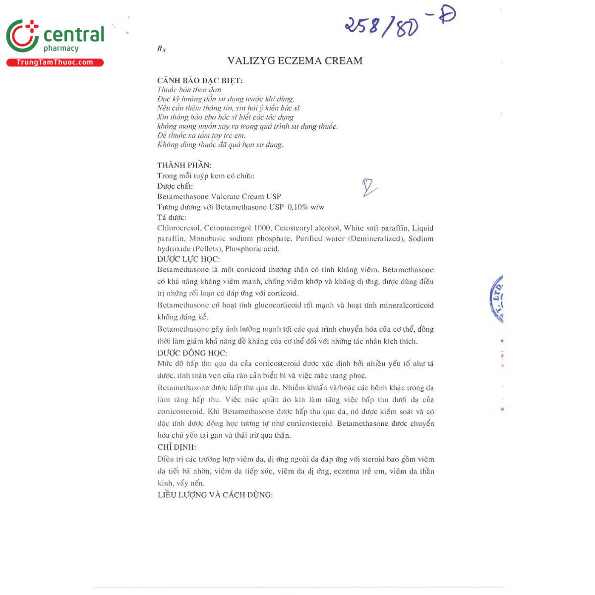 thuoc valizyg eczema cream 3 F2552 thuoc valizyg eczema cream 3 F2552