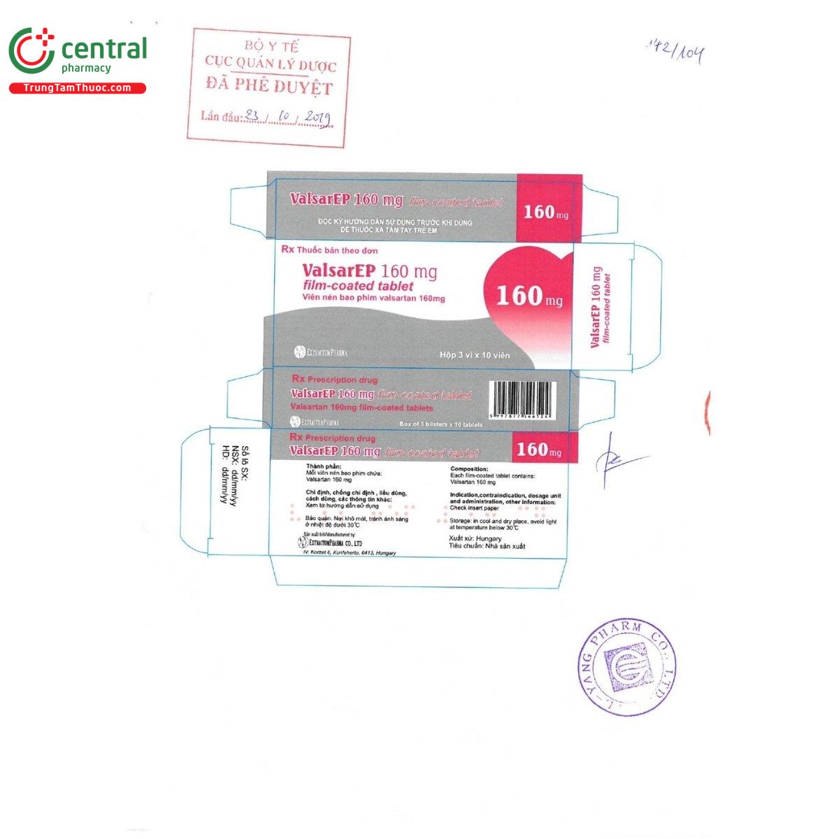 thuoc valsarep 160mg 2 F2614 thuoc valsarep 160mg 2 F2614